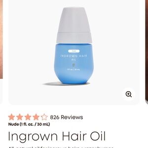 BRAND NEW ✨ highly rated bush balm ingrown hair oil all natural in nude 💫